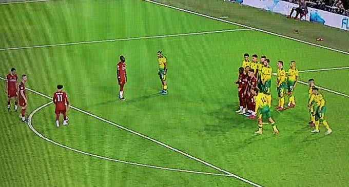 Liverpool unearth a loophole in the new ‘NO strikers in the wall’ rule 