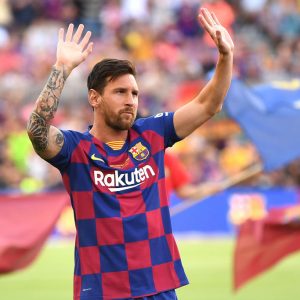 Lionel Messi: Barcelona captain addresses the fans at Camp Nou, says he doesn’t regret promising them the champions league last season.