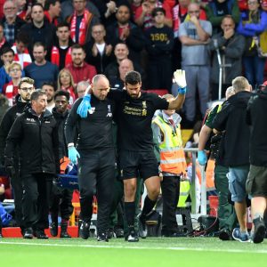 Alisson Injury Vs Norwich City: Star Keeper limps off with Injury in the first half of the Premier League opener