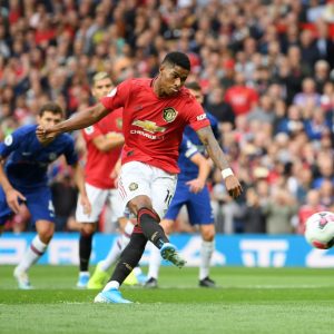 Marcus Rashford goal Vs Chelsea: Watch Rashford thumping penalty against the Blues to open the score