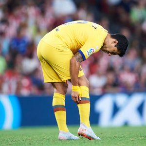 Luiz Suarez injury: Suarez picked an injury in first La Liga match of this season