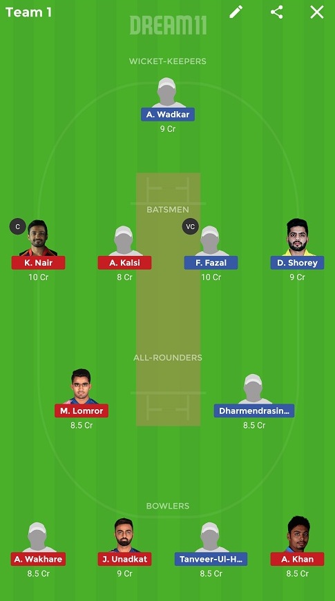 IN-G vs IN-R Dream11