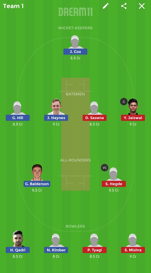 EN-Y vs IN-Y Dream11