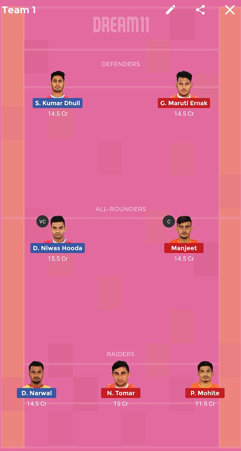 JAI vs PUN Dream11