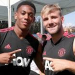 Who will replace Anthony Martial and Luke Shaw in the Manchester United line-up against Southampton?
