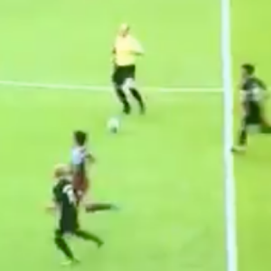 Watch: Mike Dean produces his first dummy of the season just 3 minutes into the game