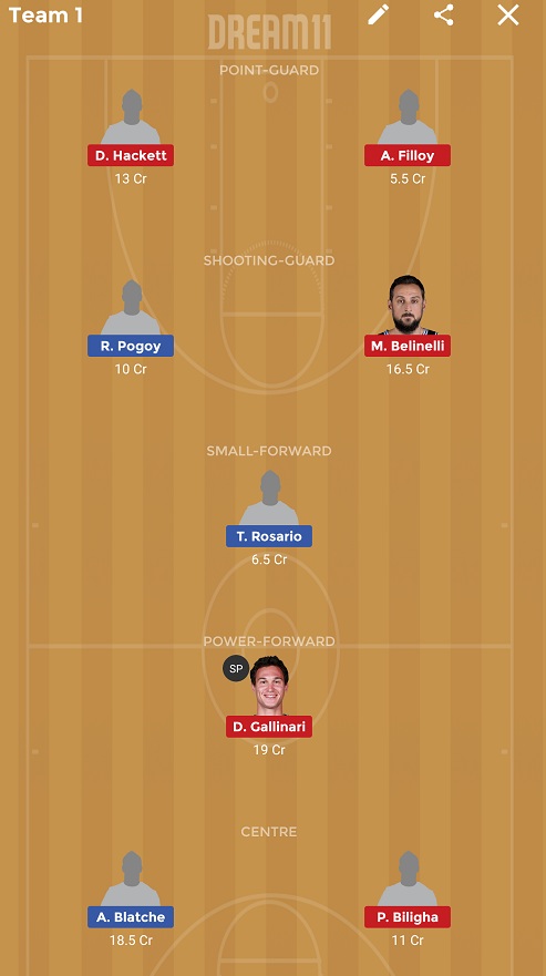 PHI vs ITA Dream11