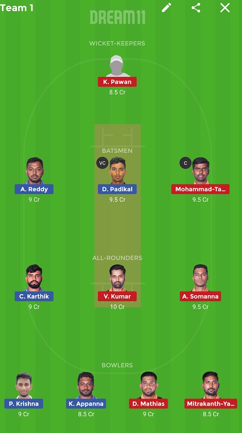 BT vs HT Dream11