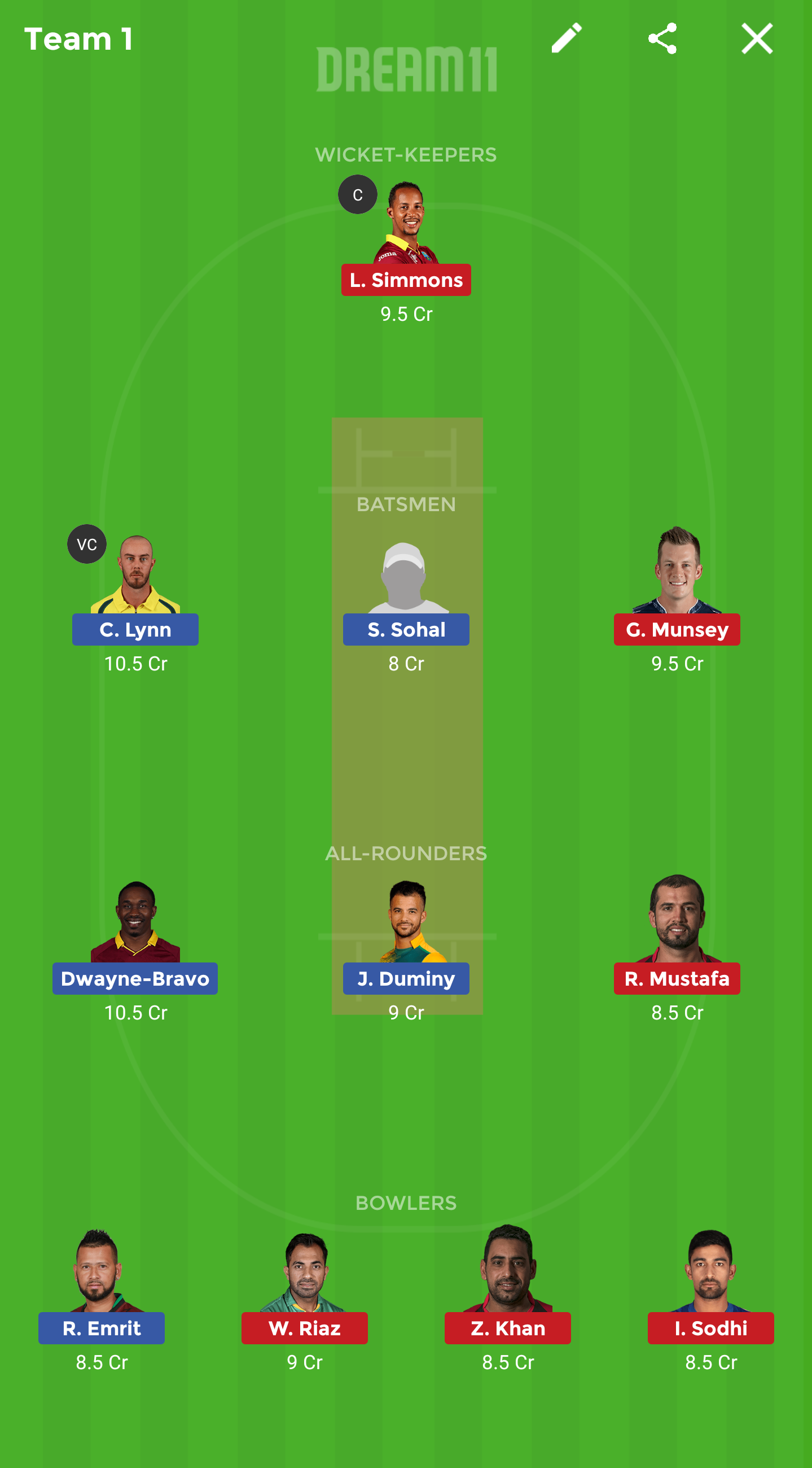 WH vs BRW Dream11