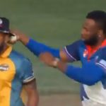 Watch: Kieran Pollard puts umpire's hat on Rayad Emrit’s head for arguing with the officials