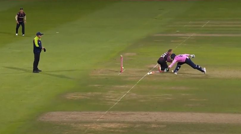 Roelof van der Merwe run-out vs Middlesex: Watch Somerset all-rounder's "cheeky" dismissal of Mohammad Hafeez