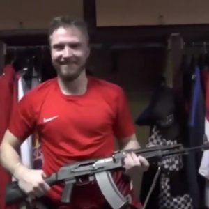 AK-47 awarded to Player of the Game in the Russian Hockey League