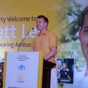 WATCH: Brett Lee chants 'Sachin Sachin' during an event in Kerala