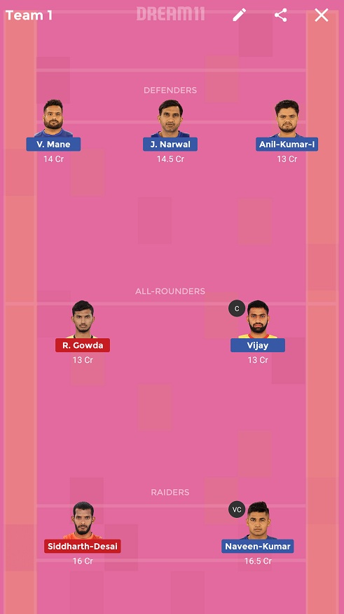 DEL vs HYD Dream11