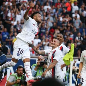Watch: Neymar scores a stunning overhead kick goal in the PSG vs Strasbourg match today
