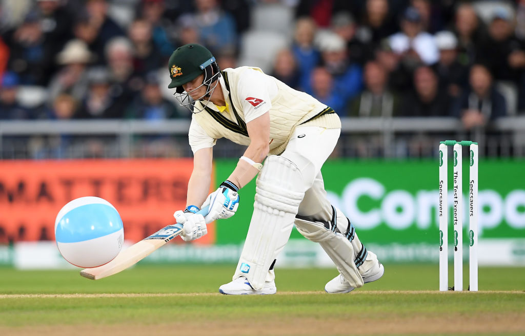 Steve Smith beach ball: Watch Australia’s star batsman smack a beach ball to the boundary
