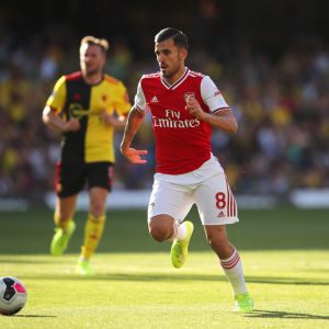 Dani Ceballos’ celebration of Aubameyang’s goal against Watford proves how much he loves Arsenal