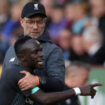 Sadio Mane fumes at the bench because of Mohammed Salah’s refusal to pass the ball to him