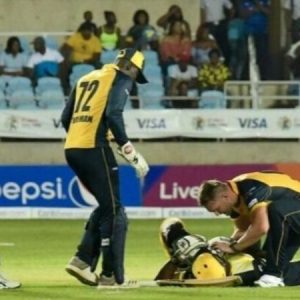Andre Russell head injury: Watch Jamaican all-rounder gets hit by vicious Hardus Viljoen bouncer