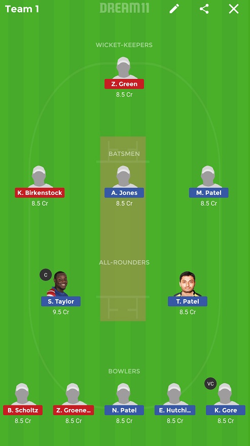 USA vs NAM Dream11