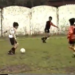 Young Lionel Messi tearing opposition players shown in footage surfaced online