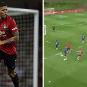 Marcos Rojo Rabona Kick: Manchester United star seen kicking rabona in training