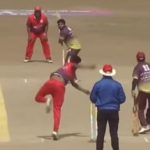 WATCH: Wide delivery reaches point boundary in local Tennis cricket tournament