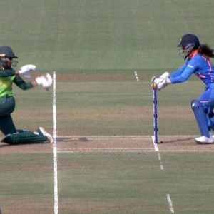 WATCH: Taniya Bhatia affects MS Dhoni-like stumping to dismiss Trisha Chetty vs South Africa Women