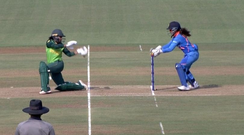 WATCH: Taniya Bhatia affects MS Dhoni-like stumping to dismiss Trisha Chetty vs South Africa Women
