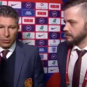 Bulgaria manager Krasimir Balakov shockingly denies hearing any racism against England players!