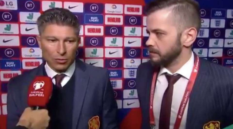 Bulgaria manager Krasimir Balakov shockingly denies hearing any racism against England players!