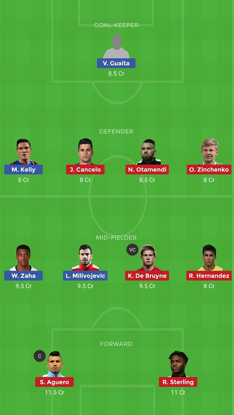 CRY vs MCI Dream11
