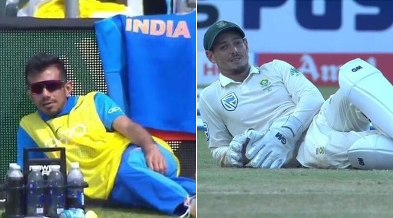 Yuzvendra Chahal posts hilarious tweet on Quinton de Kock imitating his post in Visakhapatnam Test