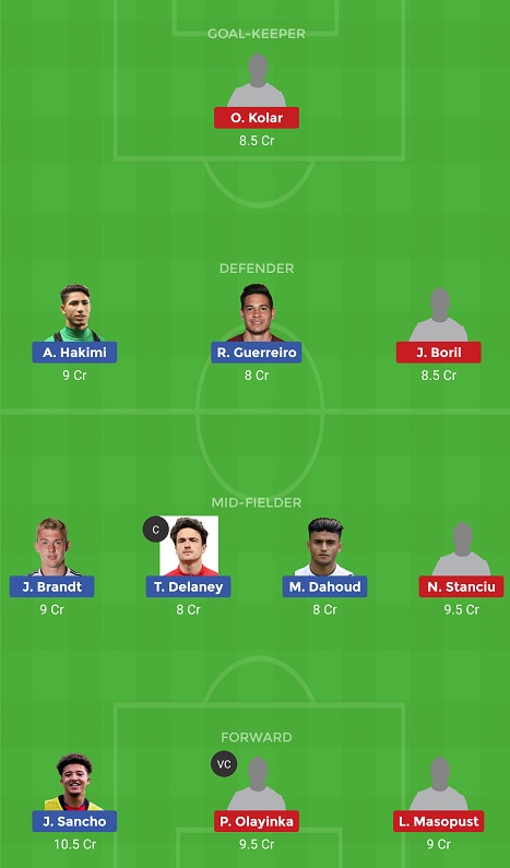 DOR vs SLPG Dream11