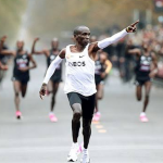 Eliud Kipchoge makes history by becoming the first person to run a marathon in under 2 hours