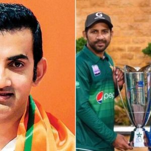 WATCH: Gautam Gambhir taunts Pakistan for tight security arrangement during PAK vs SL match