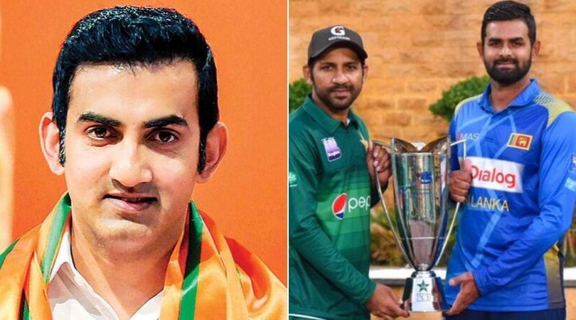 WATCH: Gautam Gambhir taunts Pakistan for tight security arrangement during PAK vs SL match