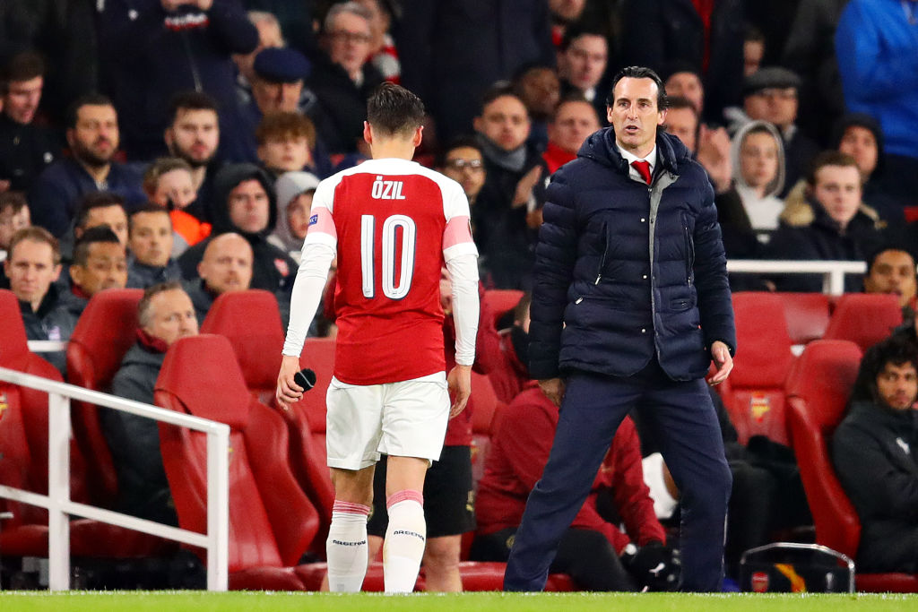 Arsenal news: Unai Emery discloses why Mesut Ozil doesn't deserve starting spot