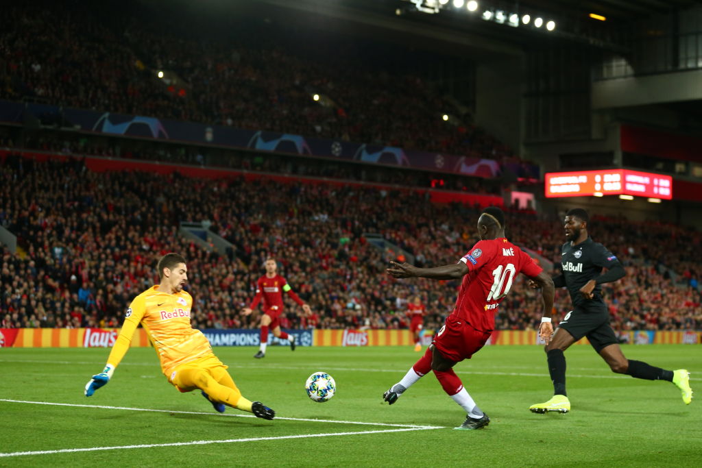 Sadio Mane goal Vs Salzburg: Watch Sadio Mane score against his former club to give Liverpool lead