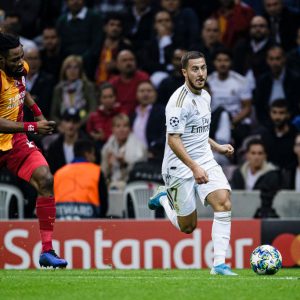 Eden Hazard embarrassingly manages to miss an open goal for Real Madrid vs Galatasaray