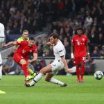 Robert Lewandowski produces beautiful piece of skill before scoring a splendid goal against tottenham Hotspurs
