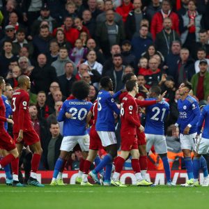 Video reveals what exactly happened between Andy Robertson and Ayoze Perez at the end of Liverpool Vs Leicester City