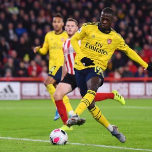 Nicolas Pepe misses absolute stunner against Sheffield United in Premier League match