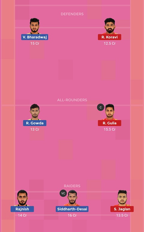 HYD vs GUJ Dream11