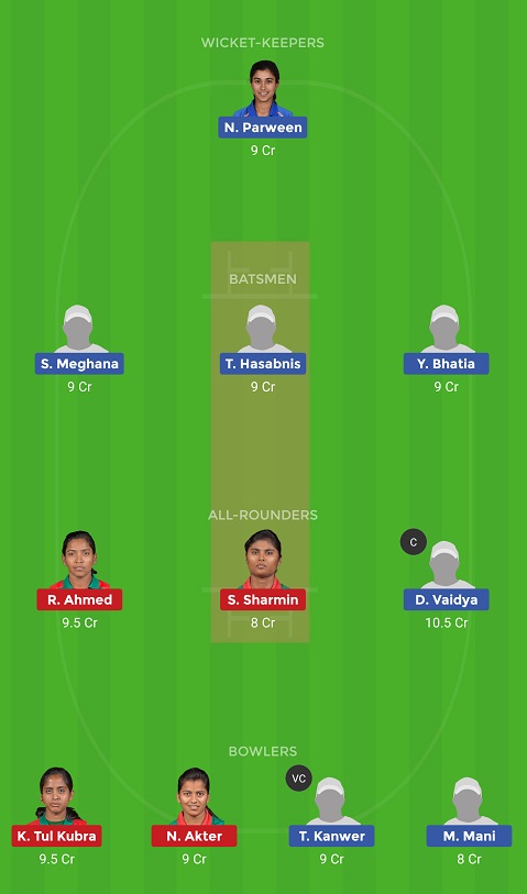 INW-A vs BDW-A Dream11