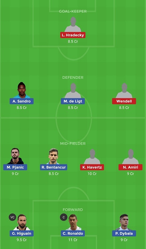 JUV vs LEV Dream11