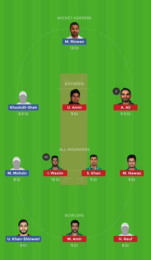 KHP vs NOR Dream11