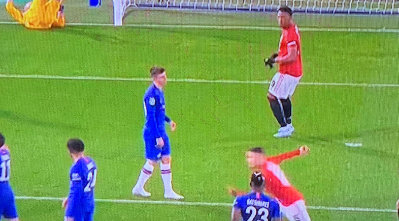 Marcus Rashford’s free kick goal vs Chelsea left his teammates stunned