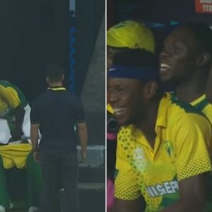 WATCH: Nigeria batsman Sulaimon Runsewe runs off the ground for bathroom break vs Canada