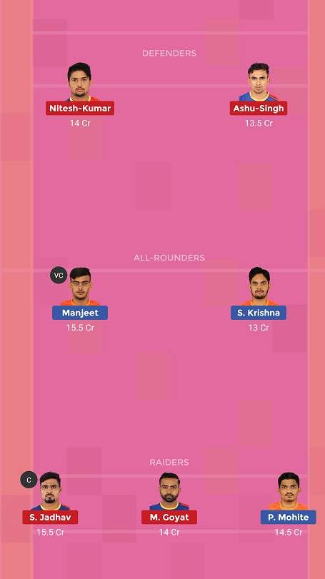 PUN vs UP Dream11